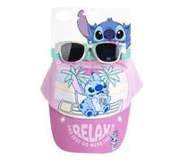 CERDÁ LIFE'S LITTLE MOMENTS Set Sol Para Niños Y Niñas - Gafas Y Gorra Stitch Lunettes et Casquette, Rosé, Taille Unique Mixte Enfant