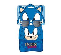 CERDÁ LIFE'S LITTLE MOMENTS Ensemble Lunettes de Soleil et Casquette Sonic, Multicolore, One Size Unisex