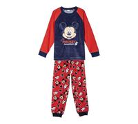 CERDÁ LIFE'S LITTLE MOMENTS Ensemble pyjama Largo en jersey simple Diseño Exclusivo, Cómodo Y Suave Pyjama Mickey Mouse, bleu foncé, 3 ans