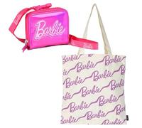 CERDÁ LIFE'S LITTLE MOMENTS Ensemble sac shopping et porte-monnaie irisé Barbie - Idéal pour les fans de poupées les plus emblématiques