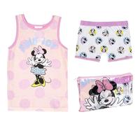CERDÁ LIFE'S LITTLE MOMENTS Fille Pyjama Court À Bretelles Minnie Mouse Set, Pink and White, 3 Ans EU