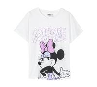 CERDÁ LIFE'S LITTLE MOMENTS Fille T'shirt Enfant Minnie Mouse, White and Pink, 4 Ans EU