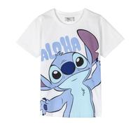 CERDÁ LIFE'S LITTLE MOMENTS Fille T'shirt Enfant Stitch, Blanc, 10 Ans EU