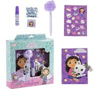 CERDÁ LIFE'S LITTLE MOMENTS Gabby's Dollhouse - Journal avec Fuzzy Pen, stickers et accessoires de papeterie à thème pour filles qui aiment écrire, dessiner et créer avec imagination avec Gabby