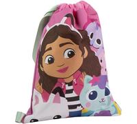 CERDÁ LIFE'S LITTLE MOMENTS Saquito Escolar Gabby’s Dollhouse - Mochila Tipo Saco Infantil Con Cierre de Cordón Y Diseño de Gabby, Perfecto, Gabby's Sac Scolaire Mixte Enfant, 27.0x33.0x1.0 cm