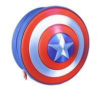 CERDÁ LIFE'S LITTLE MOMENTS Garçon Mochila Infantil Capitan America de The Avengers En 3d - Licencia Oficial Marvel Studios® Sac à dos pour enfants Captain America des Avengers en 3D - Licence officielle Marvel Studios® , Azul, 310X310X100MM