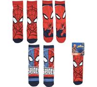 CERDÁ LIFE'S LITTLE MOMENTS | Pack de 3 Chaussettes Spiderman Taille 27/30 Confortables et Douces - Pack de 3 Chaussettes Spiderman au Style Unique et Licence Officielle