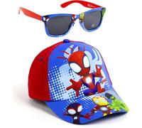 CERDÁ LIFE'S LITTLE MOMENTS Gorra Set Gafas de Sol SY Summer 2025 Casquette de Baseball, Spidey, Taille Unique Mixte