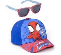 CERDÁ LIFE'S LITTLE MOMENTS Gorra Set Gafas de Sol SY Summer 2025 Casquette de Baseball, Spidey, Taille Unique Mixte