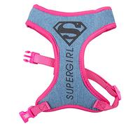CERDÁ LIFE'S LITTLE MOMENTS - Harnais Chien Grande Taille en H et Tissu en Nylon sans Irritation - Supergirl® Licence Officielle