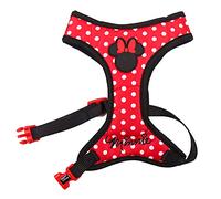 Cerdá Life'S Little Moments - Harnais Chiot Reglable, Chaton et Chien ou Chat de Petite Taille en H et Tissu en Nylon sans Irritation - Licence Officielle de Disney Minnie Mouse®