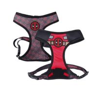 CERDÁ LIFE'S LITTLE MOMENTS - Harnais pour Chien Deadpool XS-S - Licence Officielle Disney Marvel®