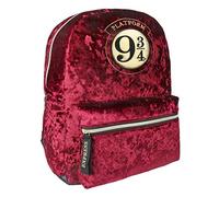 Cerda Group Casual Fashion Velvet Harry Potter Backpack Rouge