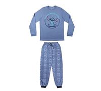 CERDÁ LIFE'S LITTLE MOMENTS Hombre Pijama Familiar A Juego Algodón-Licencia Oficial Homme Lilo et Stitch-Pyjama Familial Assorti 100% Coton-Licence Officielle Disney, Bleu, XXL