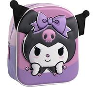 CERDÁ LIFE'S LITTLE MOMENTS Infantil 3D Aplicaciones Kuromi-Medidas Mochila Hello Kitty 22.0x27.0x10.0 Cm Para Niñ@s, Sac à Dos Mixte Enfant, Modèle : 31 kg