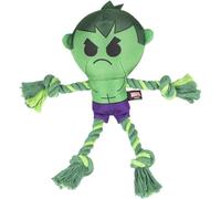 Cerdá Life's Little Moments - Jouet en Corde pour Chien à Mâcher et Sonore - Nettoyant des Dents - Sûr, Resistant et Non Toxique de Hulk - Licence Officielle Marvel Studios
