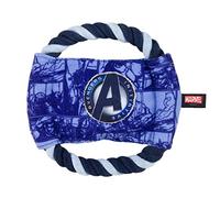 Cerdá Life's Little Moments - Jouet en Corde pour Chien à Mâcher et Sonore - Nettoyant des Dents - Sûr, Resistant et Non Toxique des Avengers Licence Officielle Marvel Studios | Dimensions 15 cm