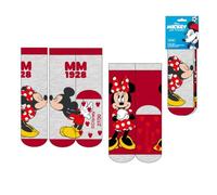 CERDÁ LIFE'S LITTLE MOMENTS Lot de 2 paires de chaussettes antidérapantes et confortables pour enfants Motif Minnie, Minnie, 31-34