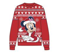 CERDÁ LIFE'S LITTLE MOMENTS Maglia Natalizia Minnie Maillot de Noël, Rouge, 4 Ans Mixte