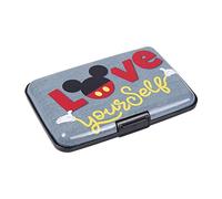 CERDÁ LIFE'S LITTLE MOMENTS - Mickey Mouse Porte Carte - Portefeuille Classique - Porte-Cartes Métallique