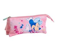 CERDÁ LIFE'S LITTLE MOMENTS Minnie Trousse Scolaire Grande Taille résistante et Multifonction pour garçons et Filles, Rose, Trousse compacte, Fermeture sécurisée, Facile à Transporter
