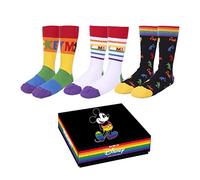CERDÁ LIFE'S LITTLE MOMENTS Mixte 2200007378_ Lot de 3 Chaussettes Multicolores pour Hommes la Collection Disney Pride Licencia Oficial Disne, Multicolore, M EU