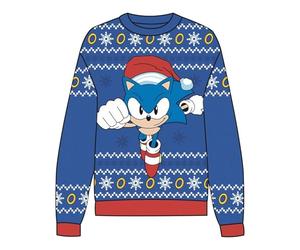 CERDÁ LIFE'S LITTLE MOMENTS Mixte Enfant Jersey Punto Navideño Sonic Sweater, Bleu, 8 Ans EU