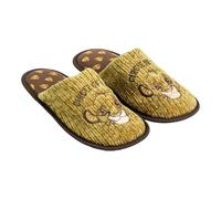 CERDÁ LIFE'S LITTLE MOMENTS Mixte Zapatillas De Casa Abierta Lion King, Jaune Moutarde, 38/39 EU