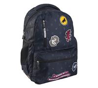 CERDÁ LIFE'S LITTLE MOMENTS, Mochila Harry Potter Con Bolsillo Frontal y Malla Lateral Para Botella | Colección Escolar Estampada-Licencia Oficial Warner Bros Unisex niños, Azul, Estándar