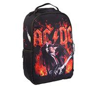 CERDÁ LIFE'S LITTLE MOMENTS Mujer Poliéster ACDC-Licencia Oficial, Rojo, Grande-Mochila Con el tamaño Ideal Para Que lleves Todo ordenado