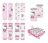 CERDÁ LIFE'S LITTLE MOMENTS Pack 4 Piezas Hello Kitty Diseño Seguro | Calcetines Cómodos Para Niños Lot de 4 Chaussettes, 31-34 Mixte Enfant