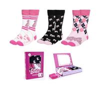 CERDÁ LIFE'S LITTLE MOMENTS Pack Calcetines 3 Piezas Barbie Chaussettes, Multicolore, Taille Unique Mixte