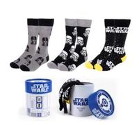 CERDÁ LIFE'S LITTLE MOMENTS Pack Calcetines 3 Piezas Star Wars Chaussettes, Multicolore, 38-45 Mixte