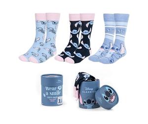 CERDÁ LIFE'S LITTLE MOMENTS PACK DE CHAUSSETTES 3 PIÈCES STITCH, multicolore, 36-43