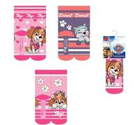 CERDÁ LIFE'S LITTLE MOMENTS Pack Niña Paw Patrol Diseño Seguro | Calcetines Cómodos Para Niños Chaussettes pour Fille Pat' Patrouille, 31-34 (Lot de 3) Mixte Enfant