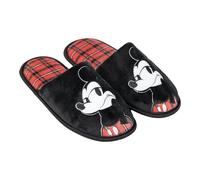 CERDÁ LIFE'S LITTLE MOMENTS Pantoufles Ouvertes Mickey Mouse Confortables et antidérapantes, Pantoufles Unisexes pour Adulte, Noir, 44/45 EU
