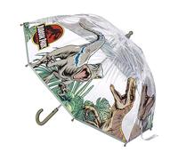 CERDÁ LIFE'S LITTLE MOMENTS Parapluie Cloche Jurassic Park - Imprimé Vélociraptors - Ouverture Manuelle - Fabriqué en 100% POE avec Structure en Fibre de Verre - Produit Original Conçu en Espagne