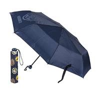 CERDÁ LIFE'S LITTLE MOMENTS Parapluie Pliable Garçon, Noir, Fabriqué en 100% Polyester avec Structure en Fibre de Verre - Produit Original Conçu en Espagne