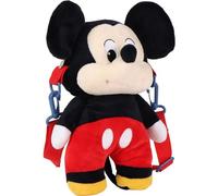 CERDÁ LIFE'S LITTLE MOMENTS Peluche originale, douce et rembourrée Design 3D Sac Accessoires, Adolescents et Fans Disney, Unisexe Enfants, Bleu, M, Mickey, 14x28x11