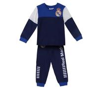 CERDÁ LIFE'S LITTLE MOMENTS Pijama Largo Single Jersey Real Madrid Para Niños - Conjunto Oficial de Dormir Infantil Pyjama, Bleu, 7 Ans (Pack de 2) Enfants et Adolescents, Bleu, 7 Ans