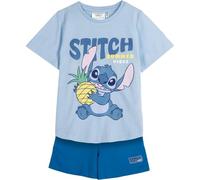 CERDÁ LIFE'S LITTLE MOMENTS Pijama Stitch Niños Y Niñas Cómodo Y Divertido - Pijama Stitch Ideal Para Descanso Y Juego Ensemble de pyjama unisexe enfant (lot de 2), ligth blue, 6 ans