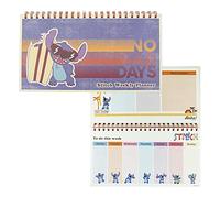 CERDÁ LIFE'S LITTLE MOMENTS Planificador Semanal Pequeño de Espiral de Stitch - Licencia Oficial, Azul, 2100003559