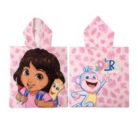 CERDÁ LIFE'S LITTLE MOMENTS Poncho Dora l'exploratrice pour Enfant avec Capuche et séchage Rapide, Serviette Poncho pour Enfants, Plage, Piscine et été, Bain d'enfant léger et Absorbant