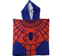CERDÁ LIFE'S LITTLE MOMENTS Poncho Spidernan pour garçons | Poncho à capuche à séchage rapide pour enfants | Serviette de piscine et de plage