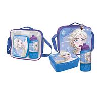 CERDÁ LIFE'S LITTLE MOMENTS, Portameriendas Termico con Botella Infantil y Tupper Frozen 2-Licencia Oficial Disney Studios Unisex niños, Multicolor, 23.0 X 15.5 X 8.0 CM