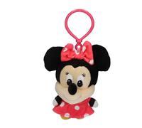CERDÁ Life's Little Moments - Porte-clés en Peluche Minnie Mouse avec Crochet en Plastique - Accessoire pour Enfants pour Sacs à Dos, Sacs et Trousses - Doux, léger - Licence Officielle Disney