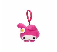 CERDÁ Life'S Little Moments Porte-clés en peluche My Melody avec crochet en plastique - Accessoire pour enfants pour sacs à dos, sacs et trousses - Doux, léger - Licence officielle Sanrio