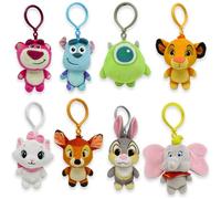 CERDÁ LIFE'S LITTLE MOMENTS Porte-clés en peluche Simba du Roi Lion avec crochet en plastique - Accessoire pour enfants pour sacs à dos, sacs et trousses - Doux, léger - Licence officielle Disney