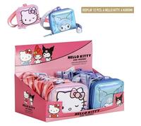 CERDÁ LIFE'S LITTLE MOMENTS Porte-Monnaie Iridescent Hello Kitty Kuromi - Porte-Monnaie avec Motif Brillant et thématique, idéal pour Les Filles, Les Adolescentes et Les Fans de Sanrio, Hello Kitty