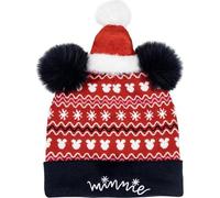 CERDÁ Life's Little Moments Punto Minnie Suave, Cálido Con Diseño Oficial-Gorro Invierno, Protección Viento Y Frío Béret, Taille Unique Mixte Enfant